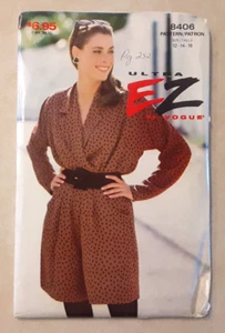 Vintage Vogue Sewing Pattern Patterns 1990s Ultra EZ Misses Top & Shorts 8406 - Picture 1 of 3