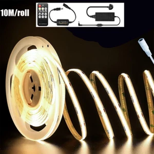 10M Long COB LED Strip 320LEDs/M High Density Flexible FOB Led Tape Light 24V - Picture 1 of 13