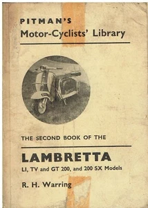 LAMBRETTA Li125 Li150 TV175 GT200 200SX (1957-67) MANUAL DE REPARACIÓN DEL PROPIETARIO - Imagen 1 de 1