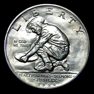1925-S California Commemorative Half Silver Gem BU Detail Coin Lot -- #952Z - Picture 1 of 4