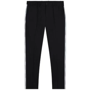 J. Lindeberg Stuart Men's Side Stripe Golf Pant 32 X 32 Black NEW NWT GMPA08617 - Picture 1 of 5