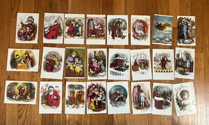 24 CARTOLINE NATALE THOMAS NAST DOVER PUBBLICAZIONI 1985 EC - Foto 1 di 12