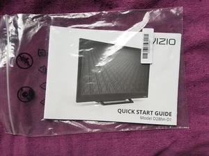Vizio Kurzanleitung Modell D28hn-D1. fernantenne installation anschlüsse - Bild 1 von 1
