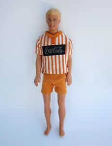 Barbie Ken Coca Cola 1968er Vintage Freund blond Rarität Puppe 12 Zoll groß - Bild 1 von 10