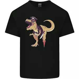 Piraten T-Rex lustiges Dinosaurier Kinder T-Shirt Jungen Mädchen - Bild 1 von 17