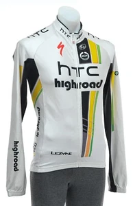 MOA htc-Highroad Pro Cycling Long Slv Thermal Jersey Men MEDIUM White Road Bike - Picture 1 of 5