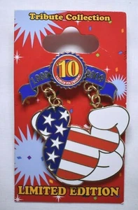 Colección Tributo WDW Disney Bandera Americana 10 Años 1999-2009 Edición Limitada  - Imagen 1 de 5