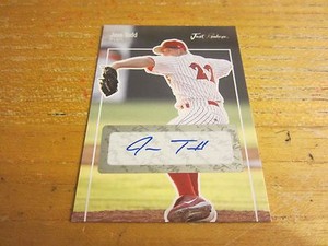 Jess Todd 2007 Just Rookies Autographs #57 Trading Card MLB St. Louis Cardinals