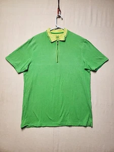 Bugatti Herren Large Green Polo Shirt Premium Baumwolle Limette Herren L29.5 W22 - Bild 1 von 19