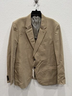 $1145 Armani Hombres Bronceado Blazer Abrigo Traje Chaqueta 48 Foto 1 de 4