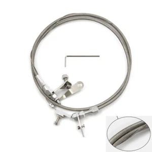 For Ford C6 Transmission Kick Down Cable Kit Stainless Steel F53702 US - Picture 1 of 10