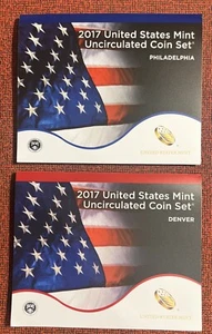 2017 US Uncirculated Mint set Philadelphia and Denver Mint 20 coins - Picture 1 of 5