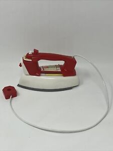 Vintage PAX No. 611 Plastic TOY Clothes IRON Pretend Play Large Doll Prop