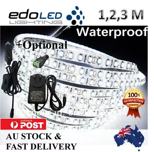 1M 2M 3M 600 LED Strip Lights Cool Warm Natural White 12V Waterproof Car Camping - Picture 1 of 7