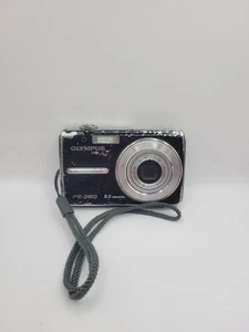 Olympus Digital Camera FE-280 8.0MP Black Tested - Picture 1 of 18