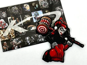 Toppa morale Arlecchino personalizzata subliminata/ricamata, gancio/anello, NUOVA! - Foto 1 di 2