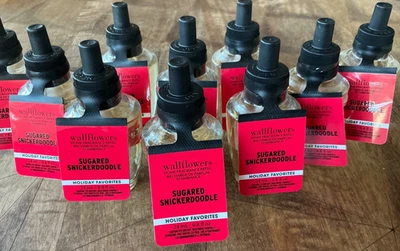 10 (DIEZ) BOMBILLAS DE REPUESTO DE BOMBILLA DE FLORES DE PARED AZUCARADAS SNICKERDOODLE baño y cuerpo funciona Foto 1 de 2