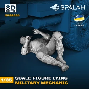 Figure Lying military mechanic Scale 1:35 Spalah SP28335 - Picture 1 of 1