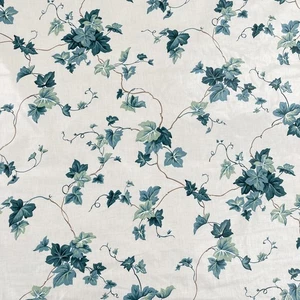 Waverly englischer Efeu Stoff 1,5 Yards The Garden Room grün weiß Vintage 54 Zoll - Bild 1 von 9