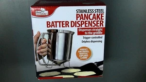 Práctico Dispensador de Batería para Panqueques Gourmet - Vertedor de Acero Inoxidable 24oz - Imagen 1 de 2