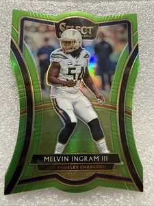 2019 Panini Select Premier Level Die-Cut Neon Green Prizm /49 Melvin Ingram III - Bild 1 von 2