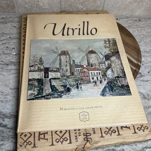 Maurice Utrillo 1953 Vintage Abrams Art Book 16 Beautiful Color Prints 15” NEW - Picture 1 of 10