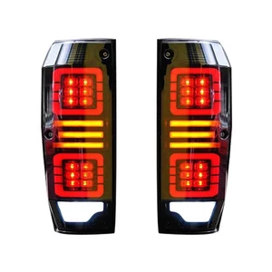 Rear Left & Right Red LED Tail Lights For 1984-2021 Toyota Land Cruiser LC76 - Picture 1 of 11