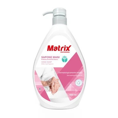 Sapone mani delicato Matrix al muschio bianco 500 ml XM122 - Immagine 1 di 3