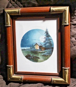 Pintura al óleo Travis - Molino de agua sobre lienzo en marco - Firmado - Imagen 1 de 2