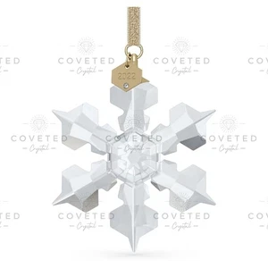 Swarovski Crystal 2022 CHRISTMAS SNOWFLAKE ORNAMENT 5615387 Mint Boxed Rare New - Picture 1 of 1