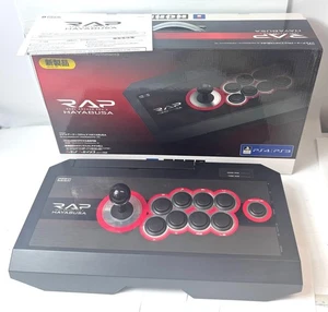 HORI Real Arcade Pro.V HAYABUSA Arcade Stick PS4 PS3 Boxed Complete NTSC-J Japan - Picture 1 of 19