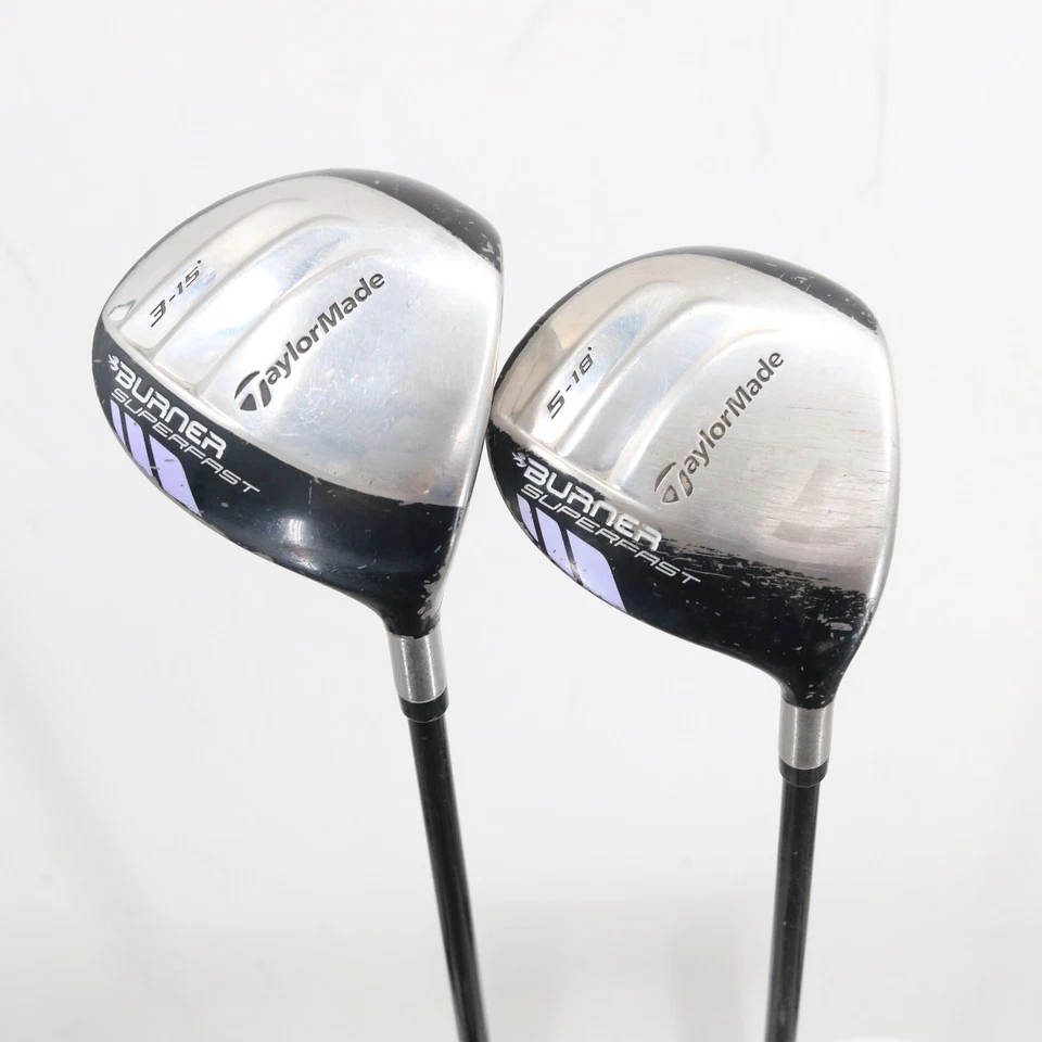 TaylorMade горелка супербыстрый женщин 3 и 5 деревянный набор графит L женщины RH G-149064 - Изображение 1 из 4