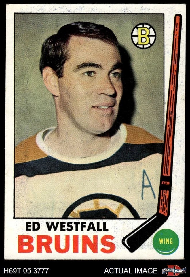 1969 Topps #29 Ed Westfall Bruins 4 - VG/EX - Image 1 of 1