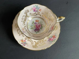 Paragon Bone China Teacup Saucer Double Warranty Pink - Picture 1 of 7