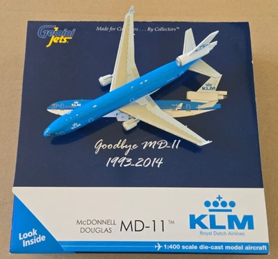 1:400 McDonnell Douglas MD-11 KLM Royal Dutch Airlines "Goodbye MD-11" PC-KCB - Image 1 of 4