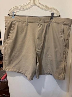 Pantalones Cortos American Eagle AE 24/7 Flex Club Para Hombre 38 Caqui Montaña Foto 1 de 4