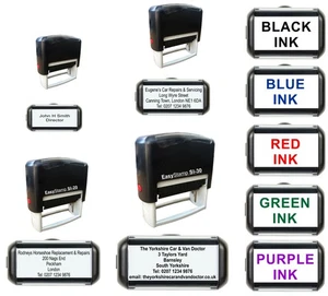Rubber Stamp Personalised Custom Self Inking - Picture 1 of 49