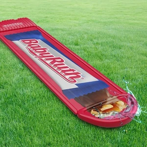 Baby Ruth Schokoriegel Marke rot aufblasbar Slip & Slide 18 Fuß L x 5 Fuß B Neu im Karton - Bild 1 von 6