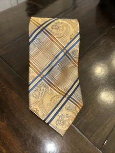 Stacy Adams Paisley Stripe Microfiber Men’s Tie - Picture 1 of 4