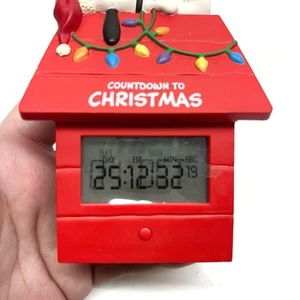 Hallmark Peanuts Snoopy's Doghouse Countdown To Christmas Ornament TESTED - Picture 1 of 8