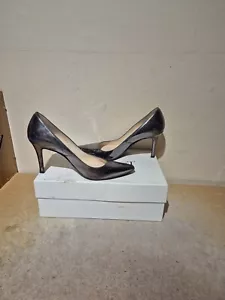 LK Bennett Shoes Solaire Pewter Size 38 UK 5 - Photo 1/15