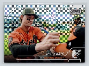 Austin Hays 2022 Topps Stadium Club Chrome #395 X-Fractor - Picture 1 of 2