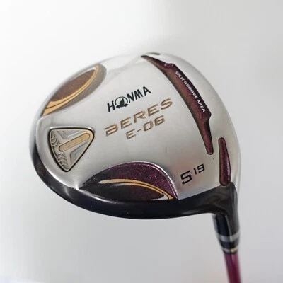 Ladies HONMA GOLF BERES E-06 5W Fairway Wood Flex-L 3S ARMRQ X38 No H/C - Image 1 of 4