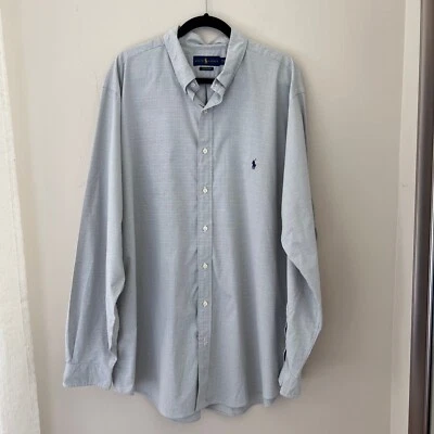 Camisa de vestir Ralph Lauren Performance con botones a cuadros manga larga XL/2XLT Foto 1 de 4