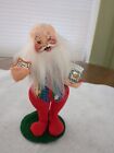 Annalee 9” Hatless Santa’s Cookie Jar Doll Christmas Santa Clause