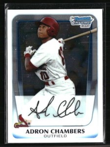Adron Chambers 2011 Bowman #BCP90 Baseball Card