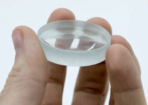 Double Concave Lens, 50mm Focal Length, 1.5" (38mm) Diameter - Eisco Labs - Picture 1 of 3