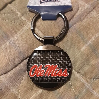 Llavero de metal Mississippi Ole Miss Rebels logotipo 3D Foto 1 de 4