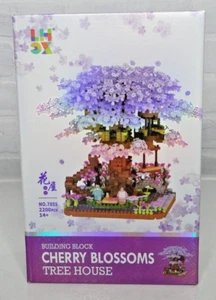 Cherry Blossoms Tree House No. 7855 Purple 2200 Pcs Building Block Age 14+ LHCX - Picture 1 of 7