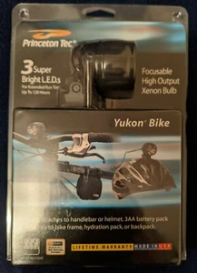 NEW PRINCETON TEC Yukon 3 LED Bicycle Bike Light System handlebar helmet attach - Picture 1 of 2